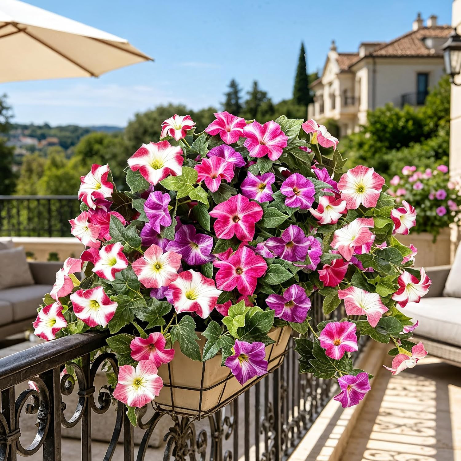 UV Resistant Artificial Flowers – Waterproof Silk Plants for Outdoor Decor