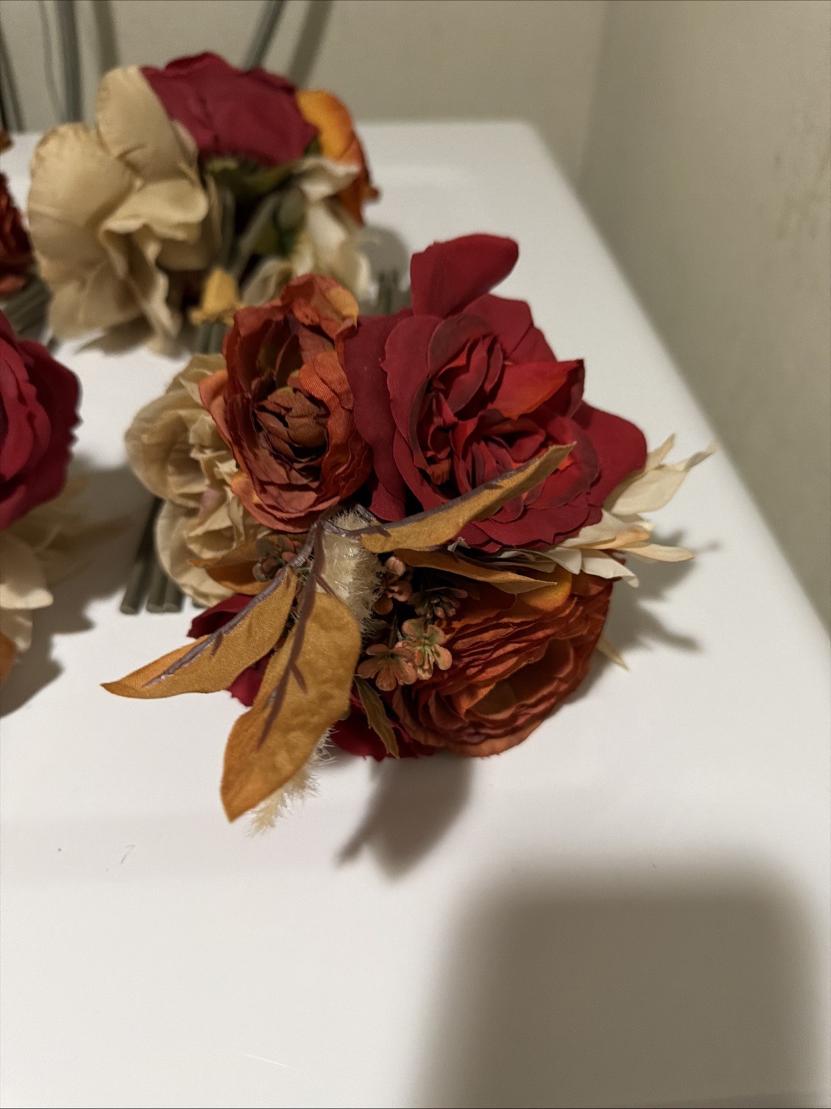 ASHLAND FALL 6 Bouquet SETS RONUNCULUS & ROSE Home Party Decor