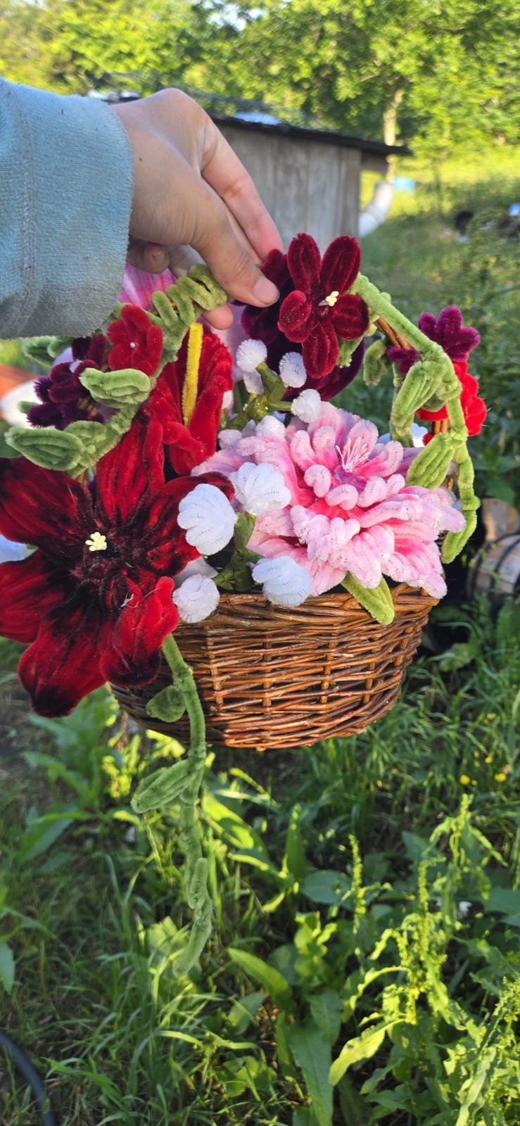 Chenille Pipecleaner Flower Bouquets Any Occasion