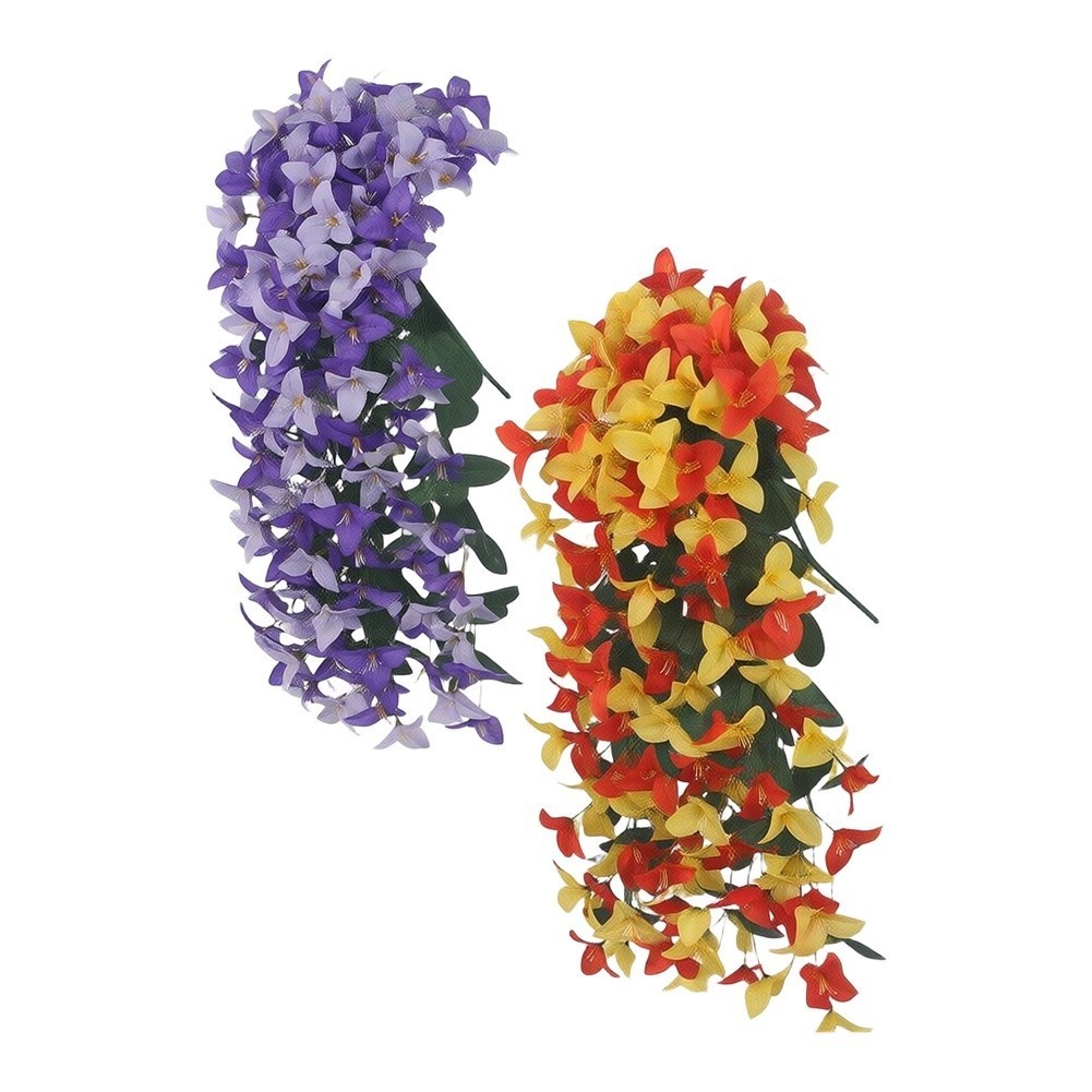 Silk Bougainvillea Vine Garland – Vivid Gradient Colors for Indoor Outdoor Use