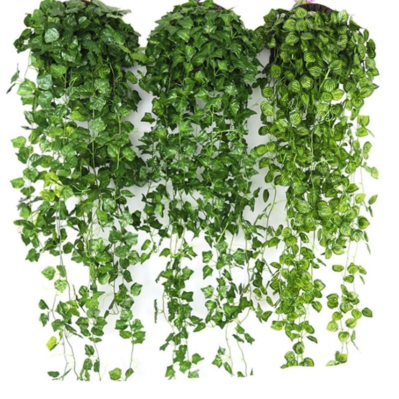 3pcs 210cm Artificial Vine Plant Fake Leaves Foe Home / Garden Decor NEW