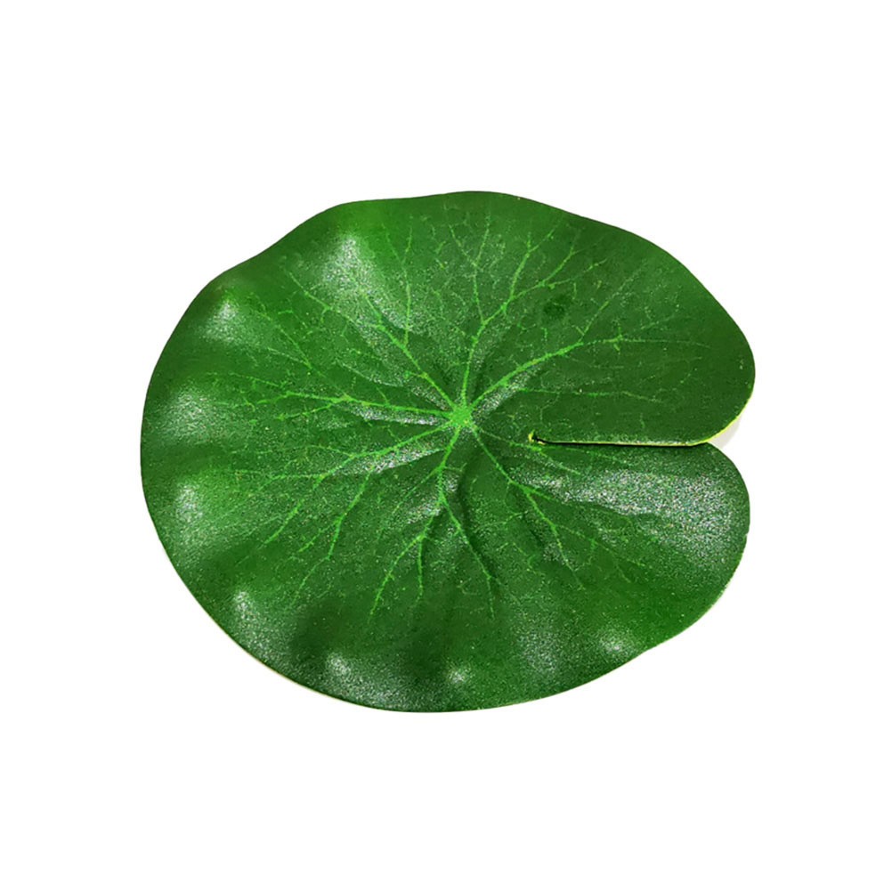 12 Pcs Artificial Lotus Leaves EVA Material for Decorative Party Fish Tank