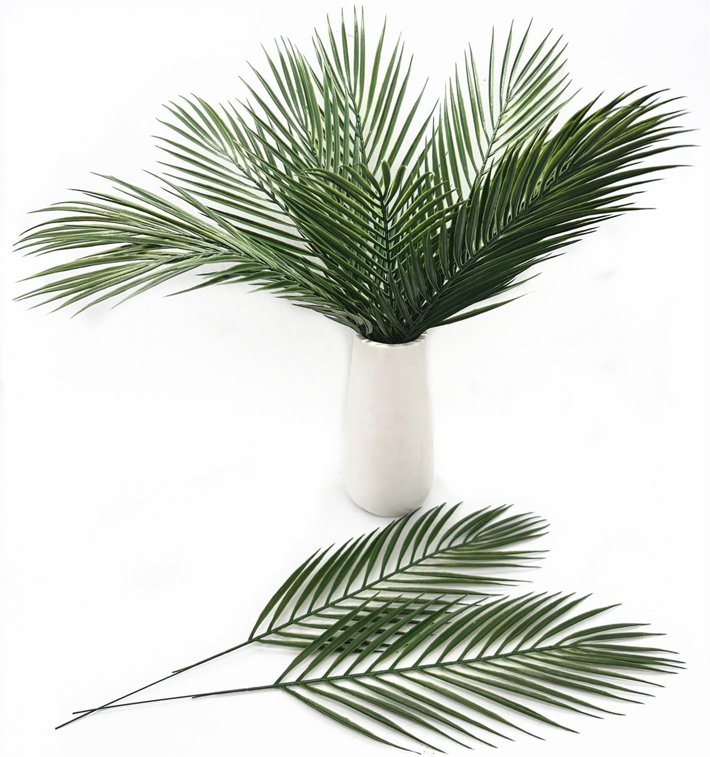Artificial Tropical Palm Leaves Stems Monstera Plants Farmhouse Decoration
