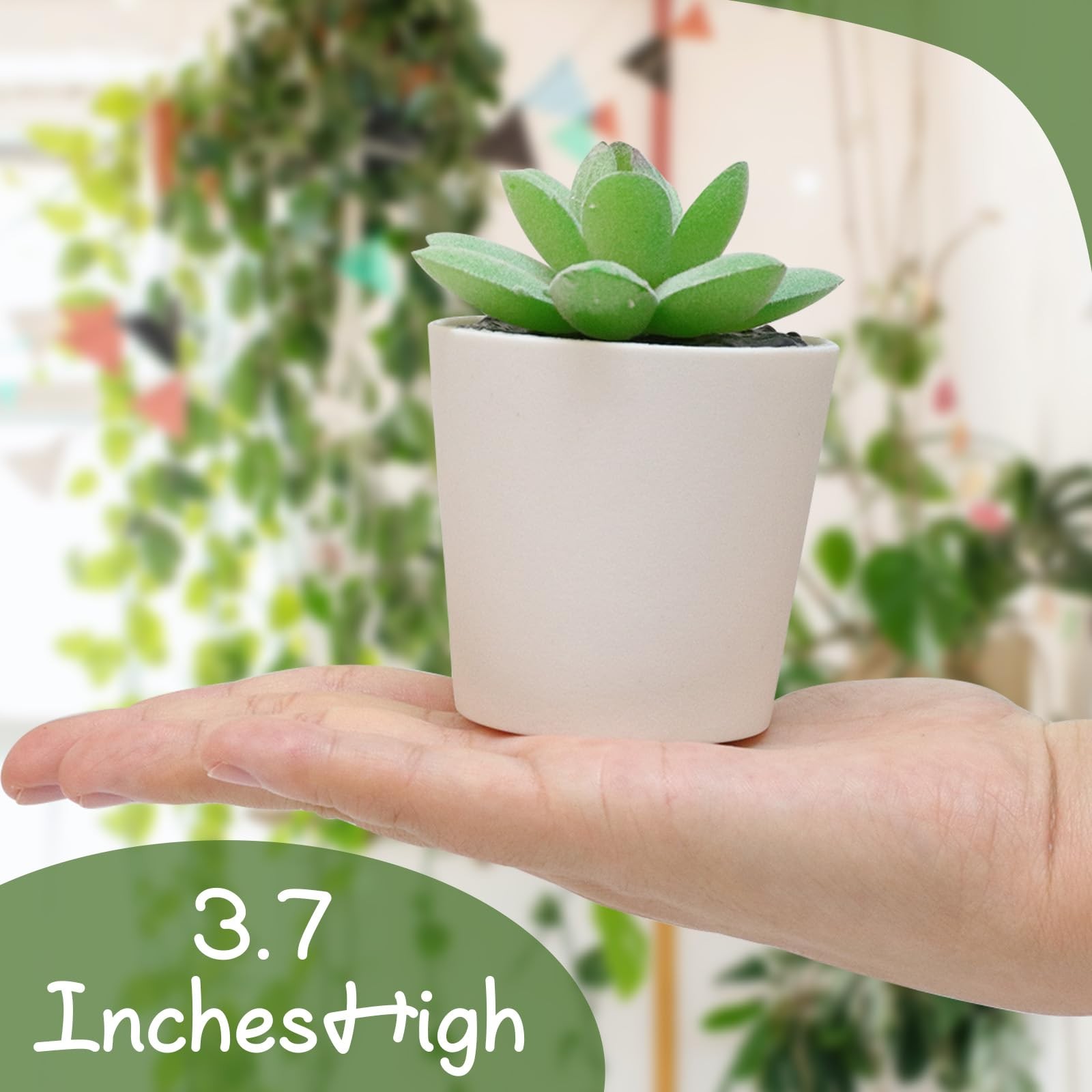 Mini Fake Plants, Small Fake Succulents, Small Artificial Succulents, Plastic…