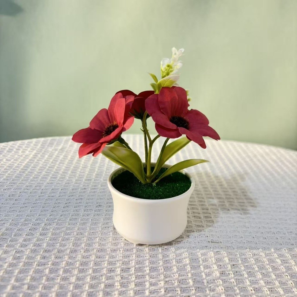 Tabletop for Decor Artificial Sunflower Sunflower Bouquet Fabric Cloth Material