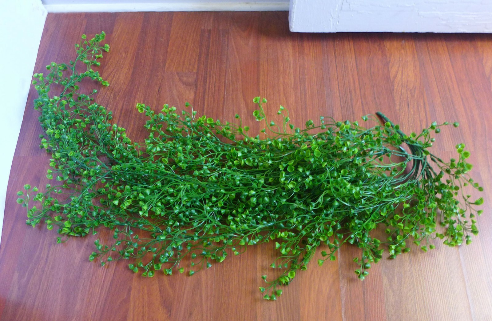 15 stems Green Plastic Admiralty Cane Rattan Artificial Plant Hanging (V9)
