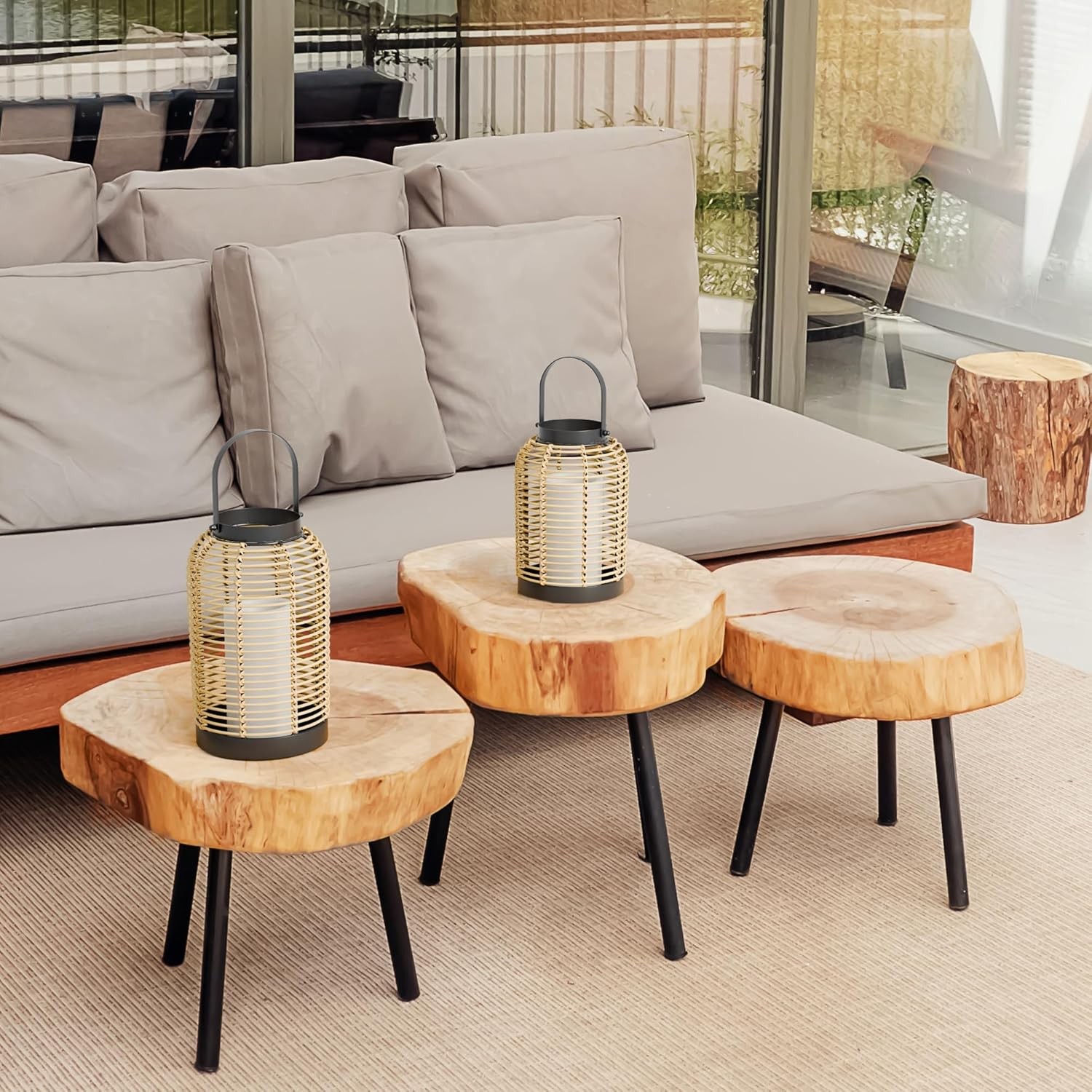 Natural Rattan Boho Lanterns – Handcrafted Chic Decor to Enhance Your Home…