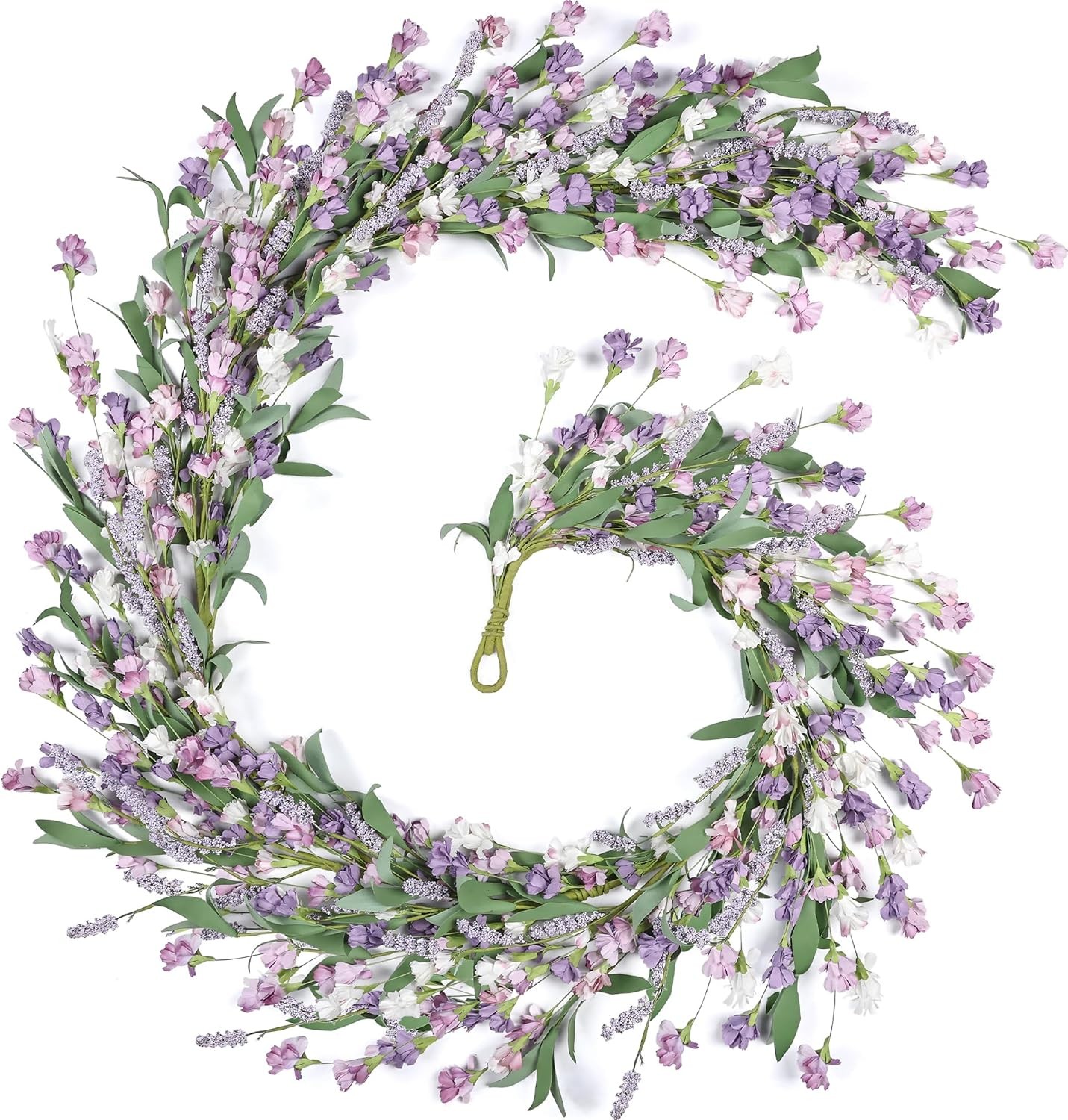 Flower Garland 6Ft Spring/Summer Garland Floral Garlands Mantle All Year Round