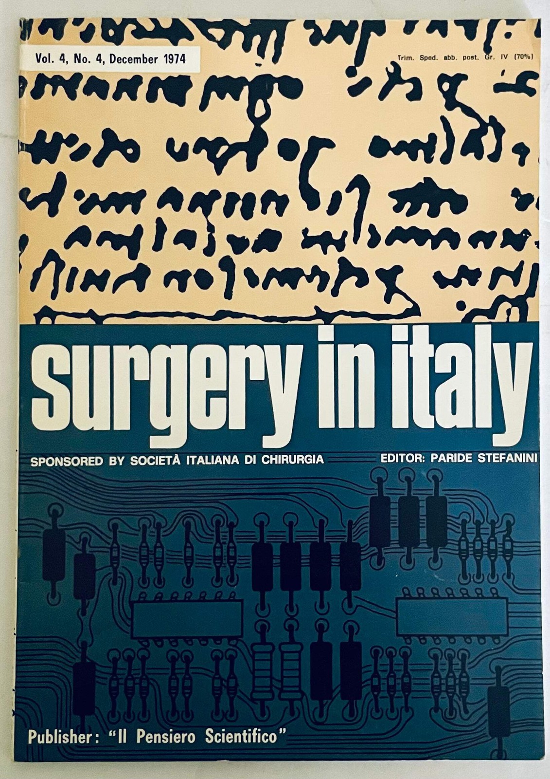 SURGERY IN ITALY | VOL. 4 no 4 DECEMBER 1974 | PARIDE STEFANINI –