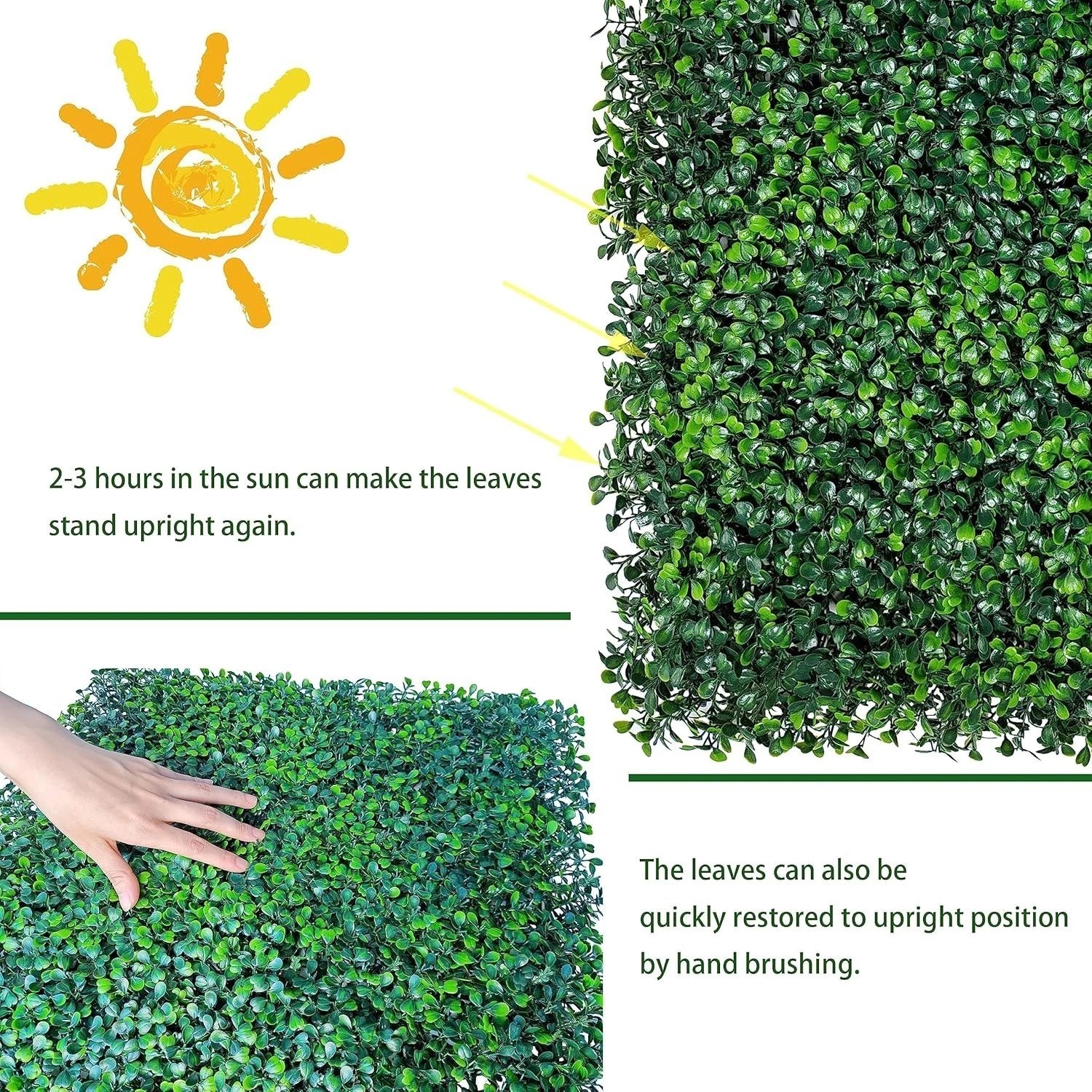 Weather-Resistant Faux Ivy Boxwood Roll – A 3D Decorative Privacy Solution