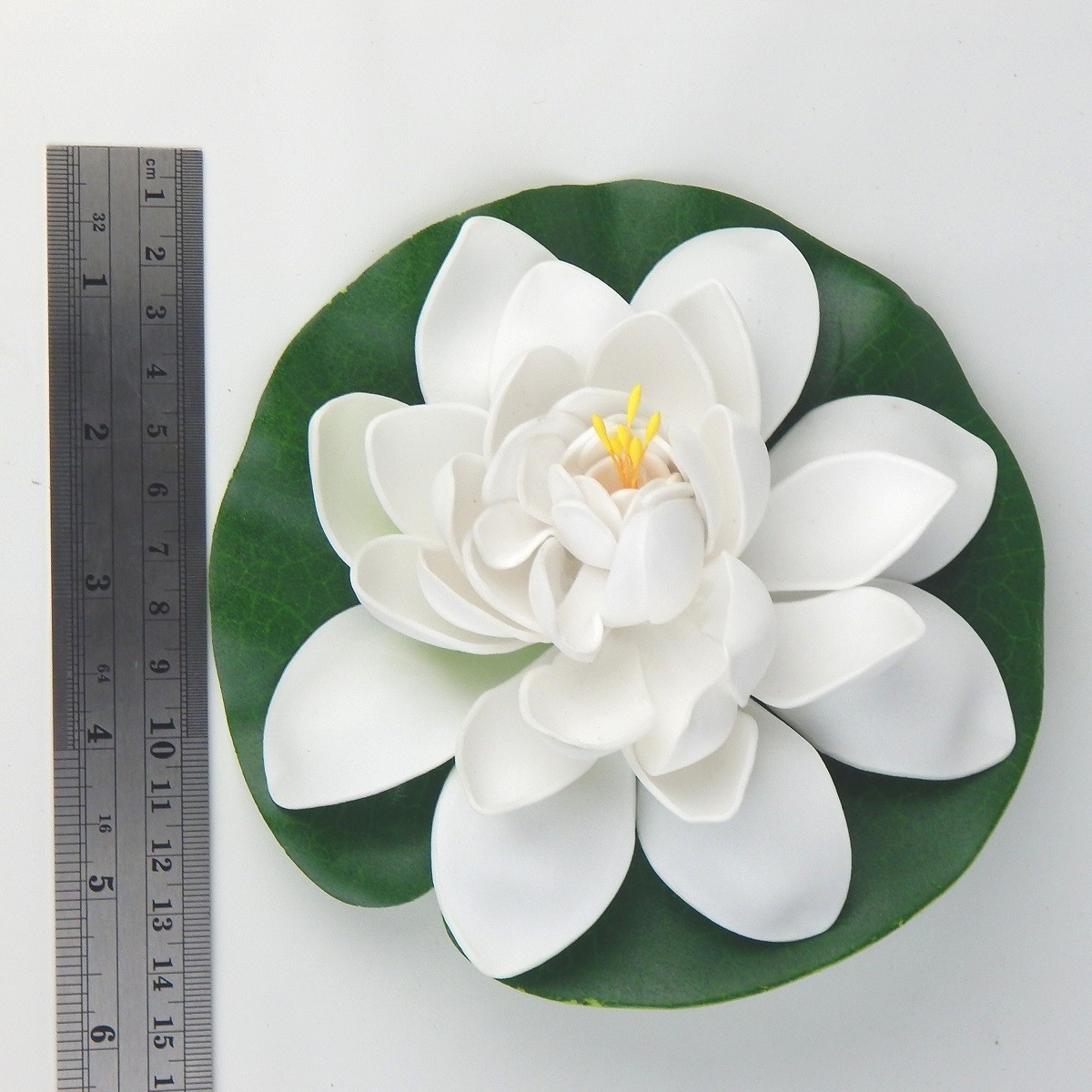 3PCS White Artificial Lotus Flowers Floating Water Lily – Ponds, Pools Clearance