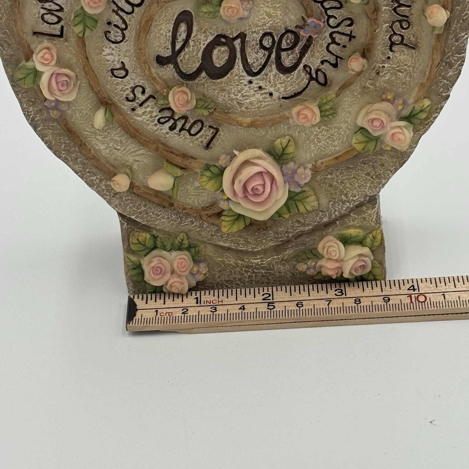 Love Is Heart Shaped Indoor/Outdoor Decor – Resin?