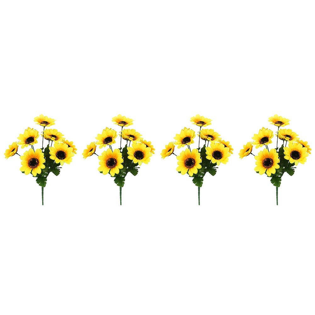 Bright For and Cheerful 4pcs Sunflower Bouquet 9 HeFor ads for Your Home