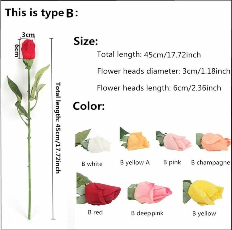 11pcs Artificial Flower Rose Floral Home /Hotel / Wedding / Party Decoration NEW