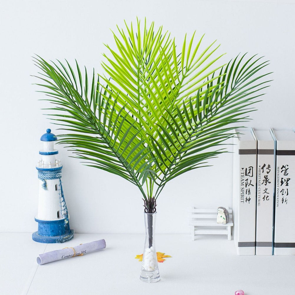 9 Heads Artificial Tropical Palm Leaves Tree Fake Plants Bedroom Decorations
