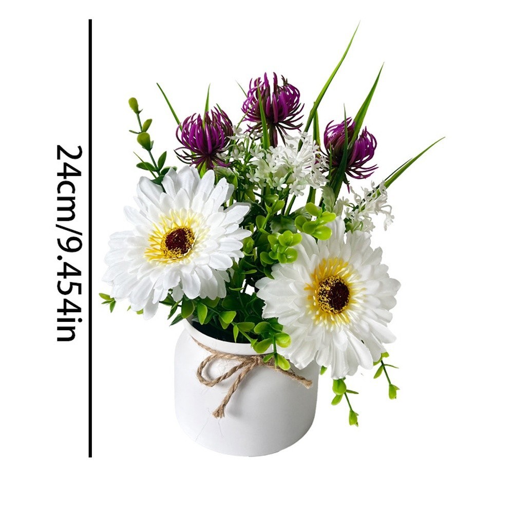 For Living Room Decor Artificial Sunflower Realistic Appearance Compact Size Fit