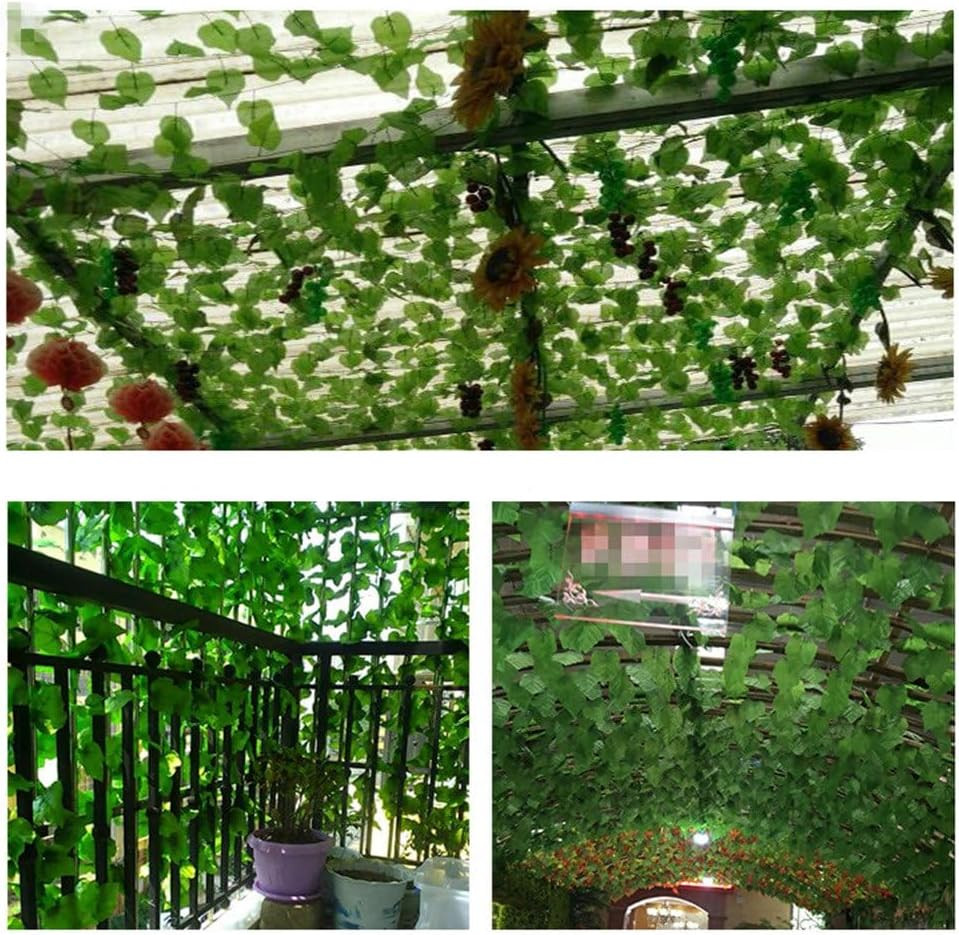 40 Ft Artificial Ivy Silk Vines Fake Hanging Plants High Simulation Garlands Gre
