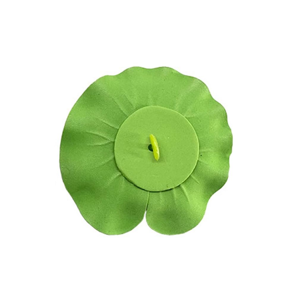 MHYGKTXRA 4 Pcs Artificial Floating Foam Lotus Flower with Water Lily Pad, Li…