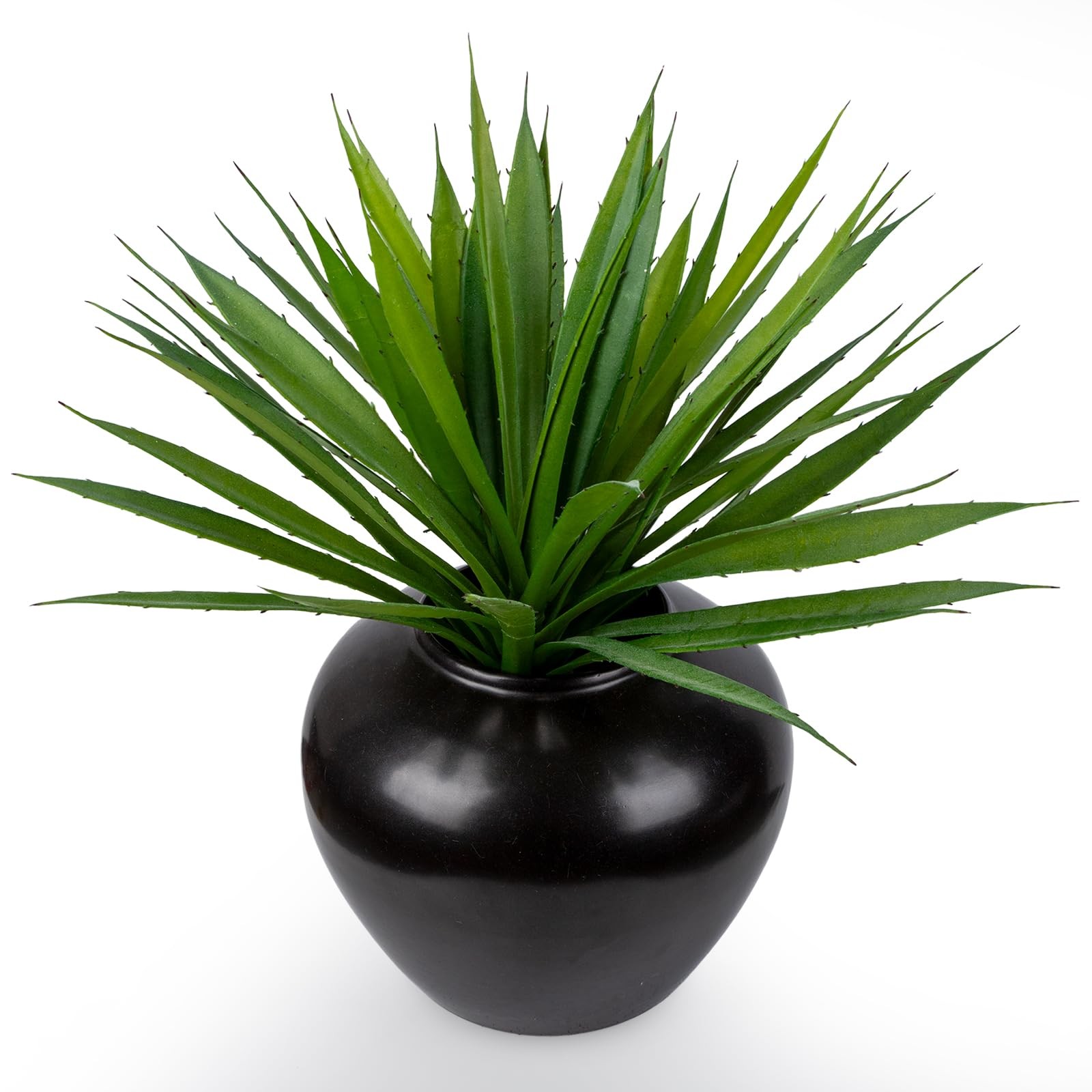17 Inch Green Artificial Agave Plant Faux Succulents Plants for Home Decor Of…