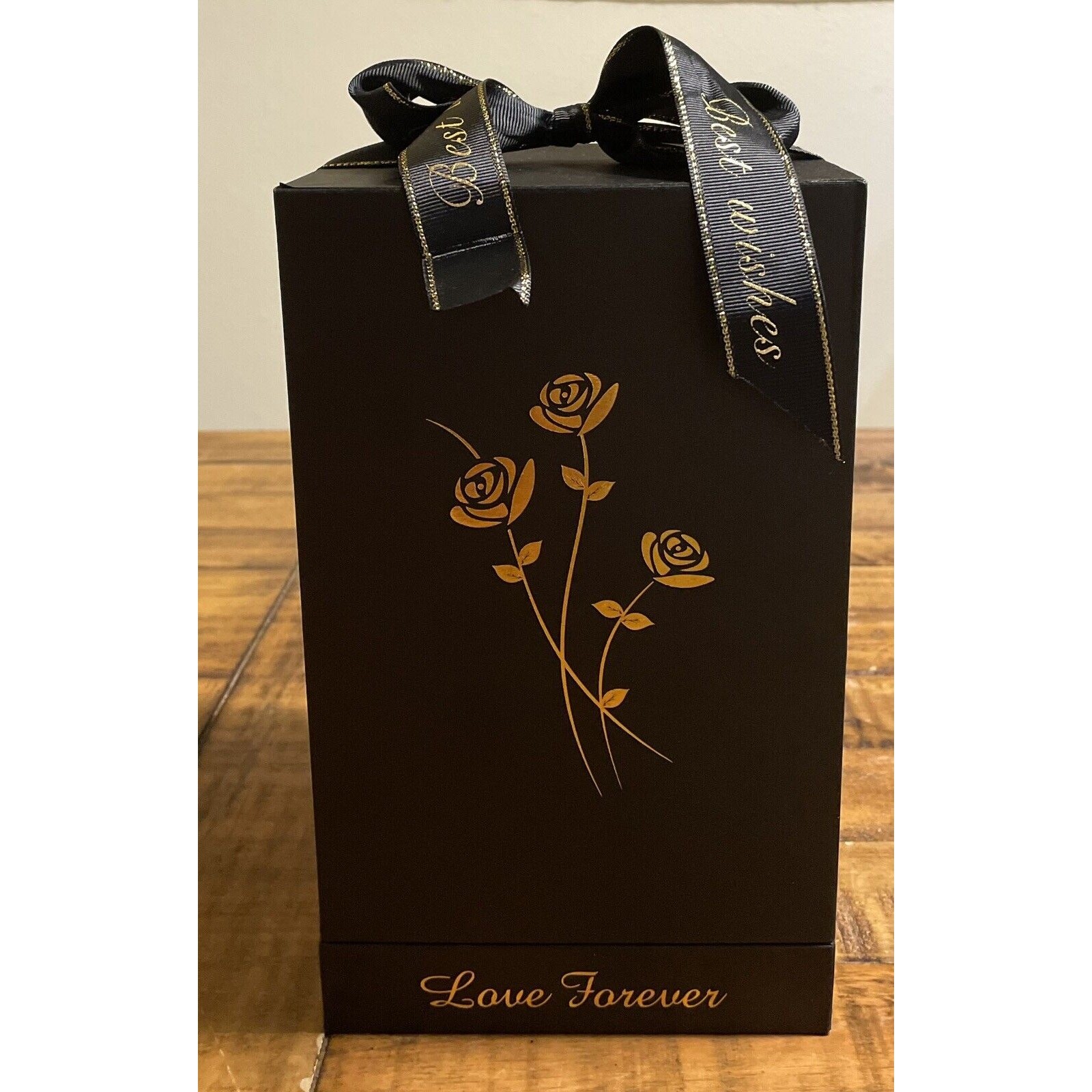 Best Wishes “Love Forever” Rose Flower In Glass LED Light Mother’s Day, Gift ❤️