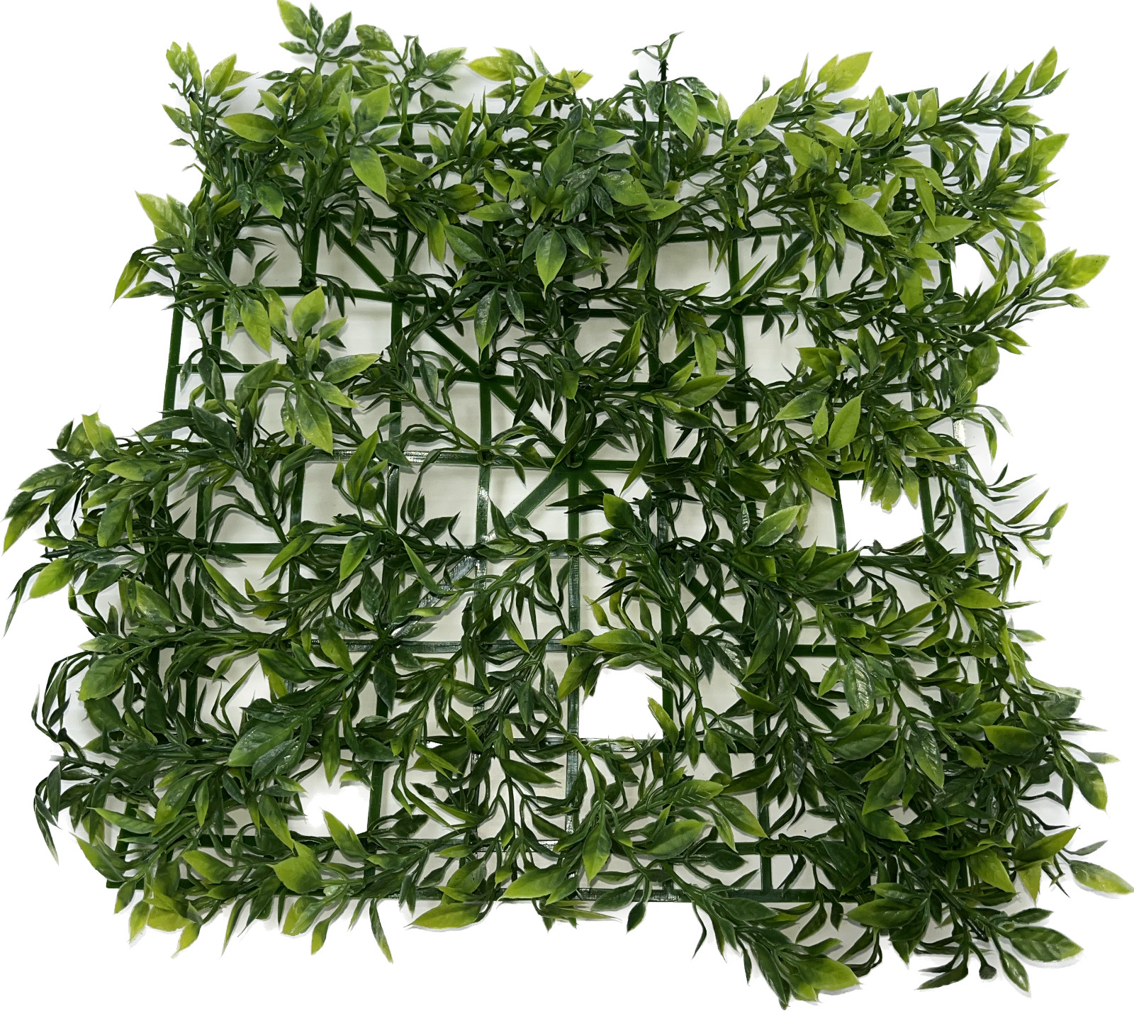 Artificial Grass Cover Mat Interlocking 10 x 10 in Vertical Tile for Indoor Use