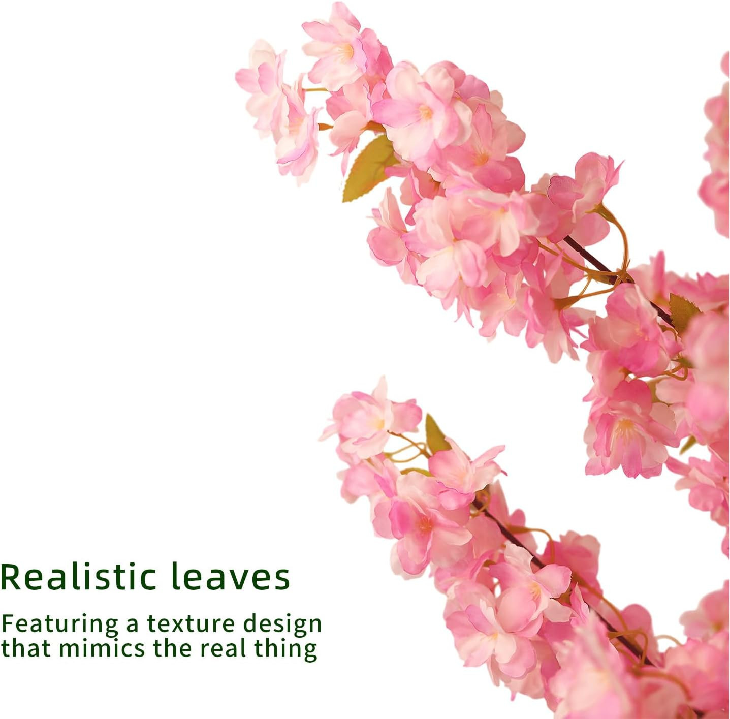 6FT Pink Artificial Cherry Blossom Tree – Lifelike Silk Decor for Home & Office