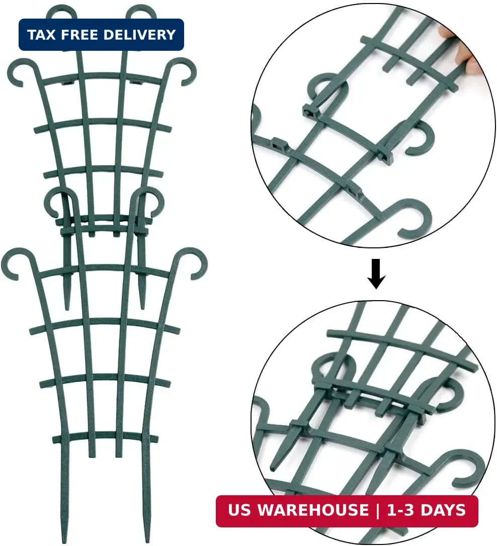 4 Pack of Climbing Plant Trellis – Easy Assembly for Indoor/Outdoor Use
