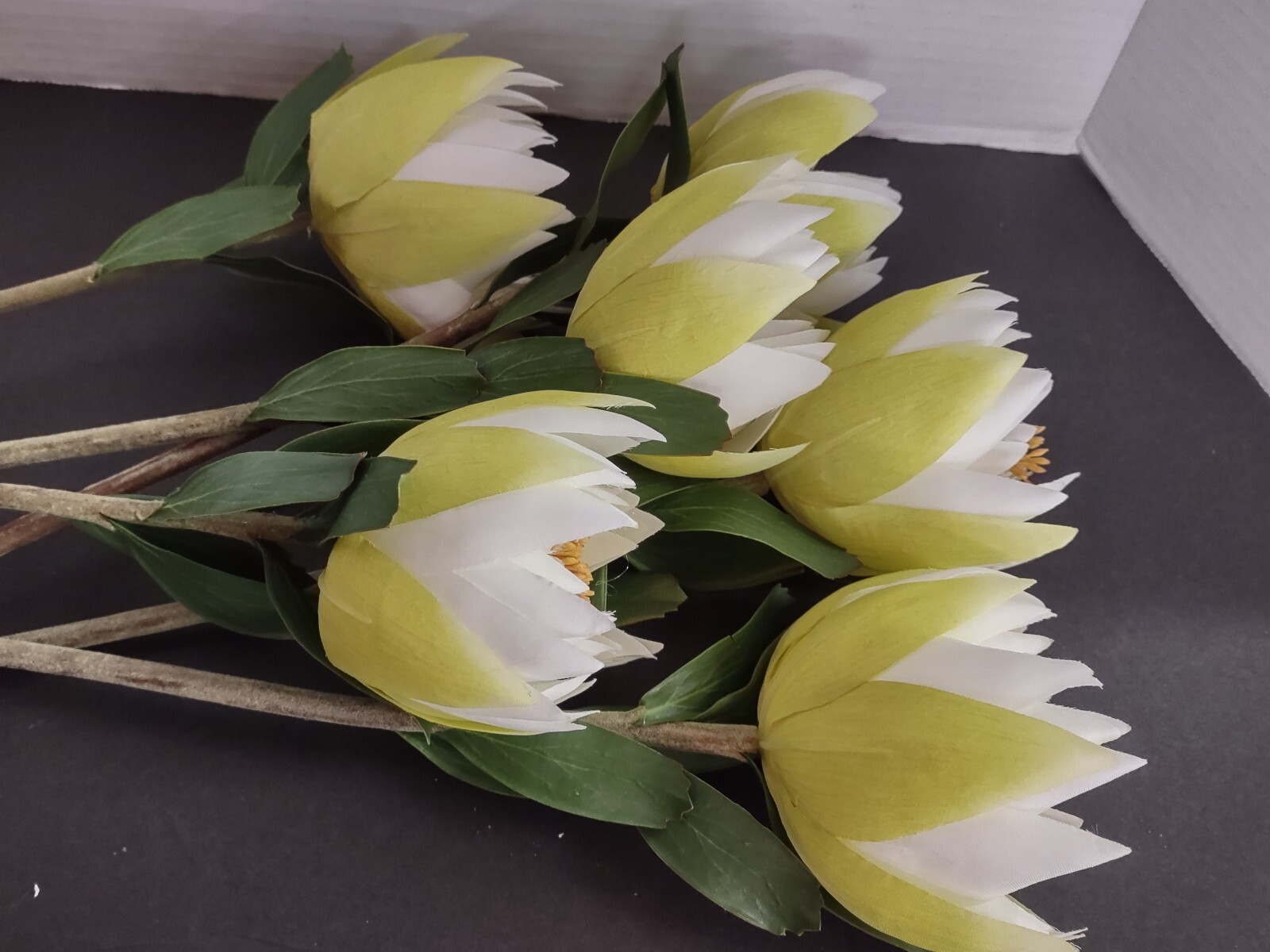 Artificial lotus blossom flower Stems (Six Stems) FL3502CR