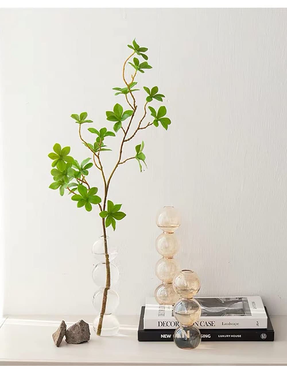 Artificial Greenery Stems Faux Branches with Leaves for Vase Fake Plants for …
