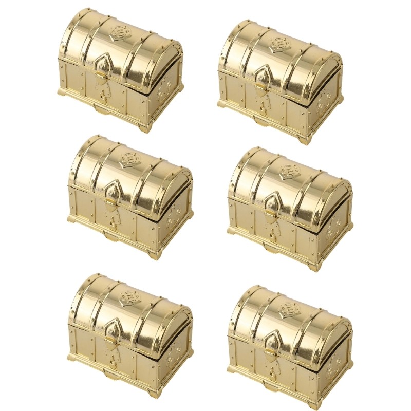 6pcs Luxurious European Favor Holder For Special Occasion Practical Candy Box