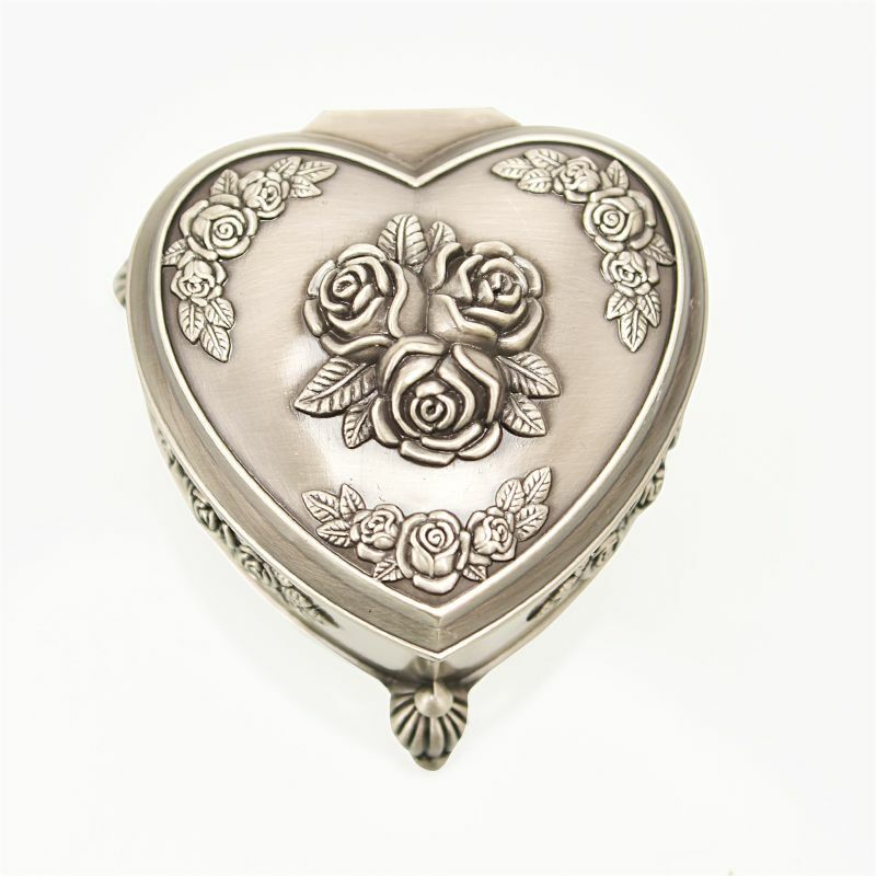 Preserved Fresh Rose Flower Jewelry Box Birthday Wedding Valentine Gifts Womens