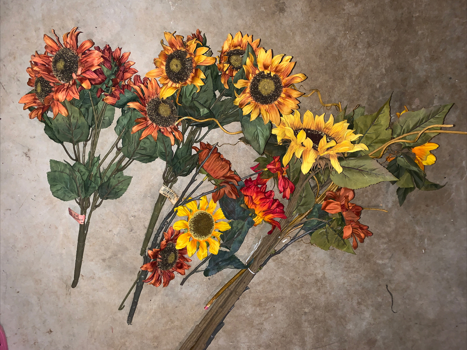 Assortment Long Vase Stem Sunflowers New Used Floral Flowers Lot ❤️tb5m