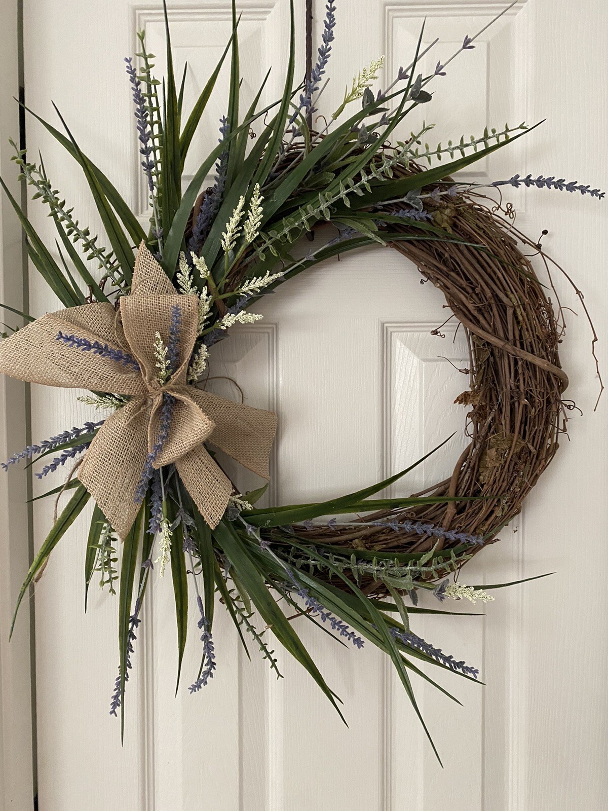 Wreath Made Of Lavender 18 inch base