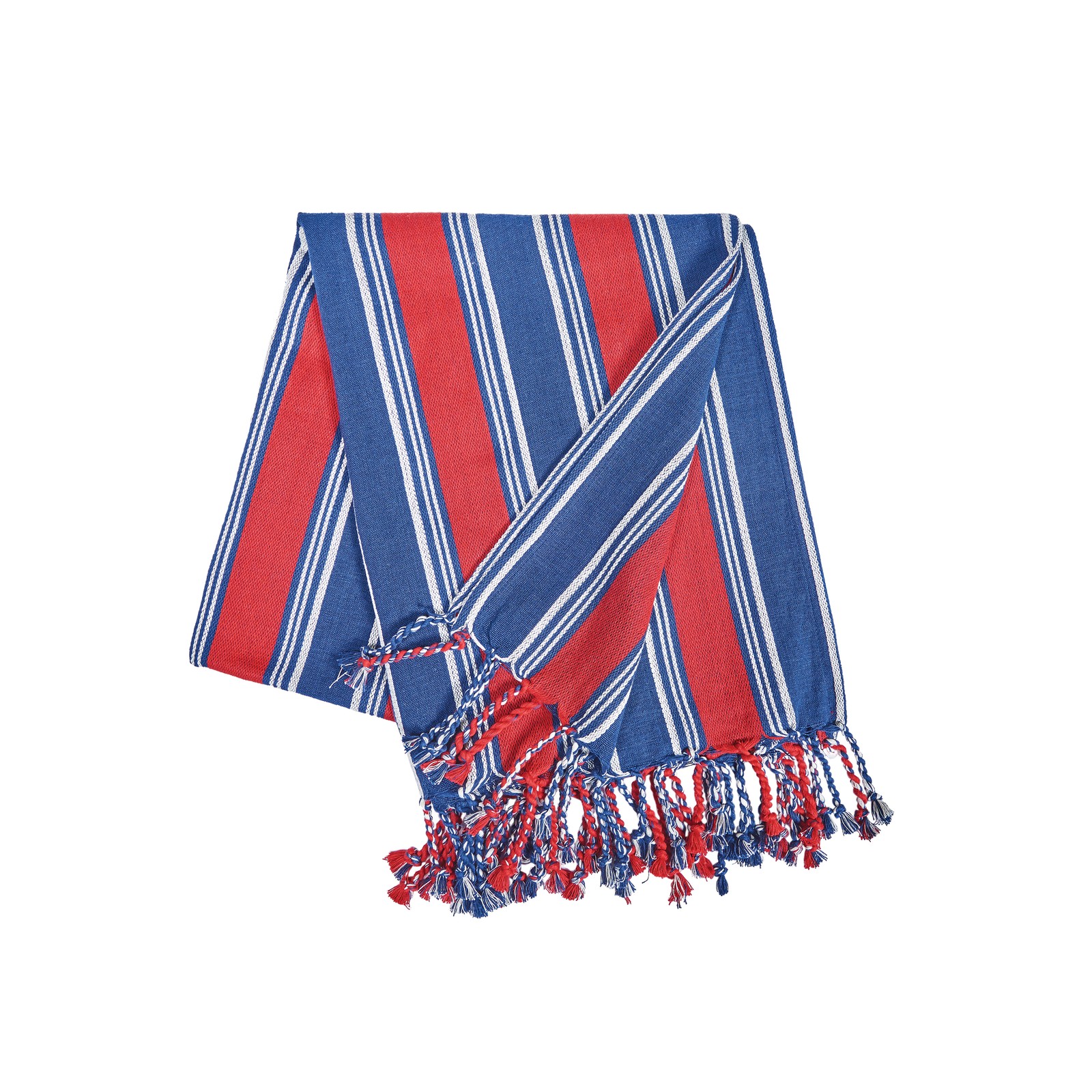 50″ x 60″ Gideon Stripe Americana 4th of July Patriotic Woven 50″ x 60″ Throw