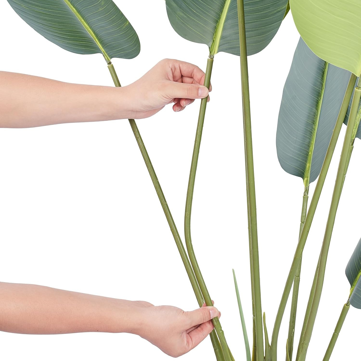 Artificial Bird of Paradise Tree, 5 FT Tall Faux Plant, PE Material & Anti-Tip T