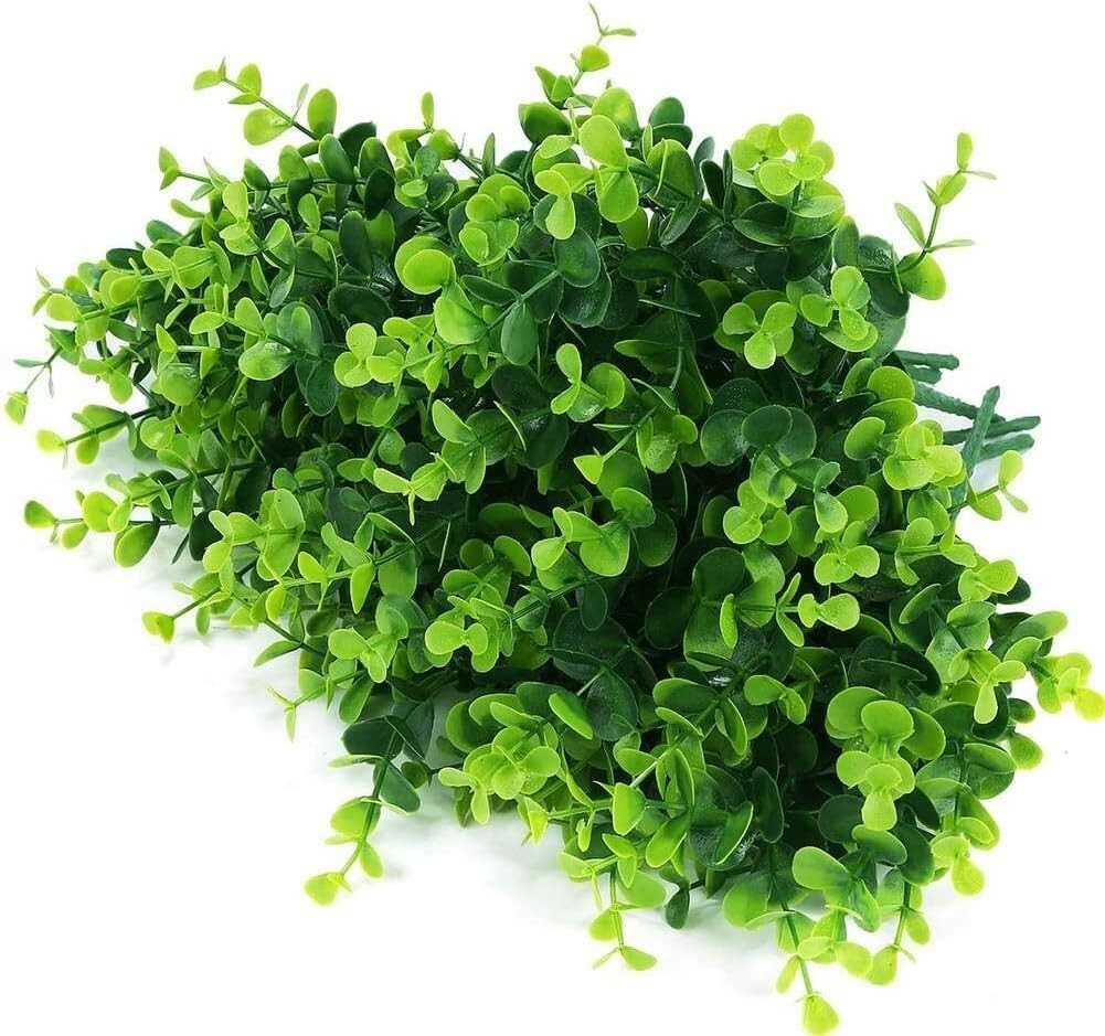 Versatile Faux Boxwood Plants – 6 Count Lifelike Greenery for Every Occasion