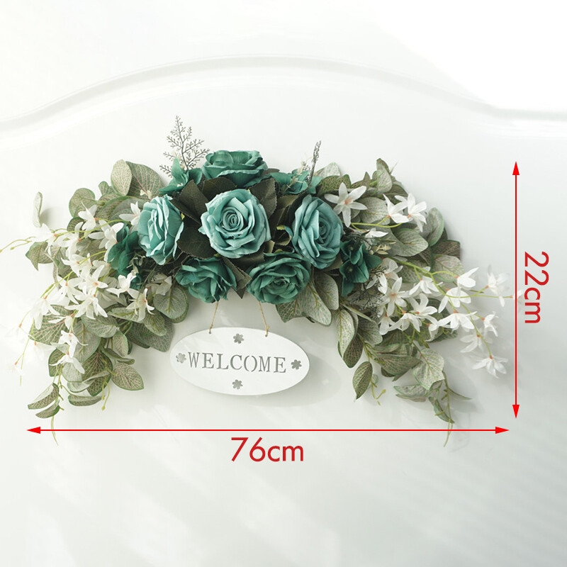 30in Wedding Arch Flowers Artificial Rose Swag for Lintel Decor Party Ornament