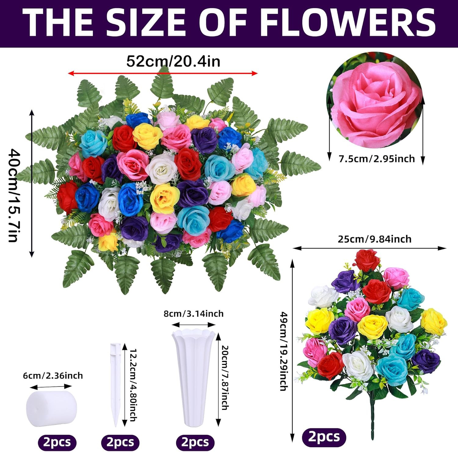 Artificial Cemetery Flower Saddles,Artificial Silk Flower Arrangement for Headst
