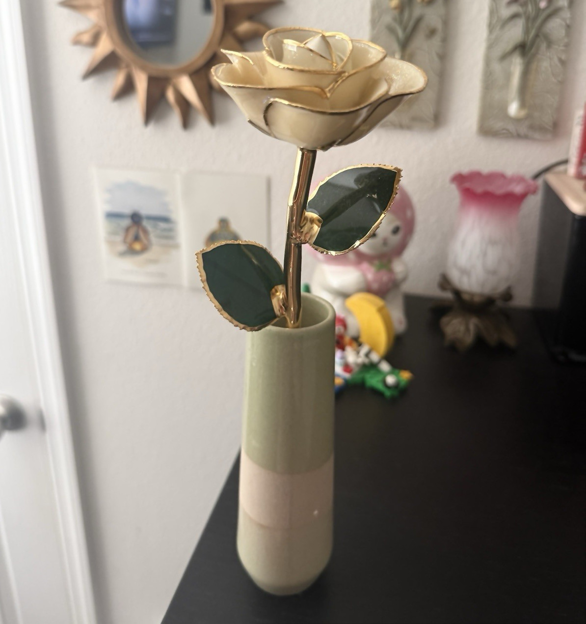 Steven Springer 24K Gold Dipped Rose