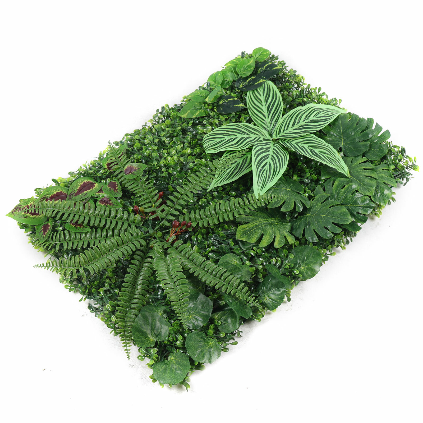 Plant Artificial Mat 12PCs Greenery Wall Hedge Grass Fence Foliage Panel Decor
