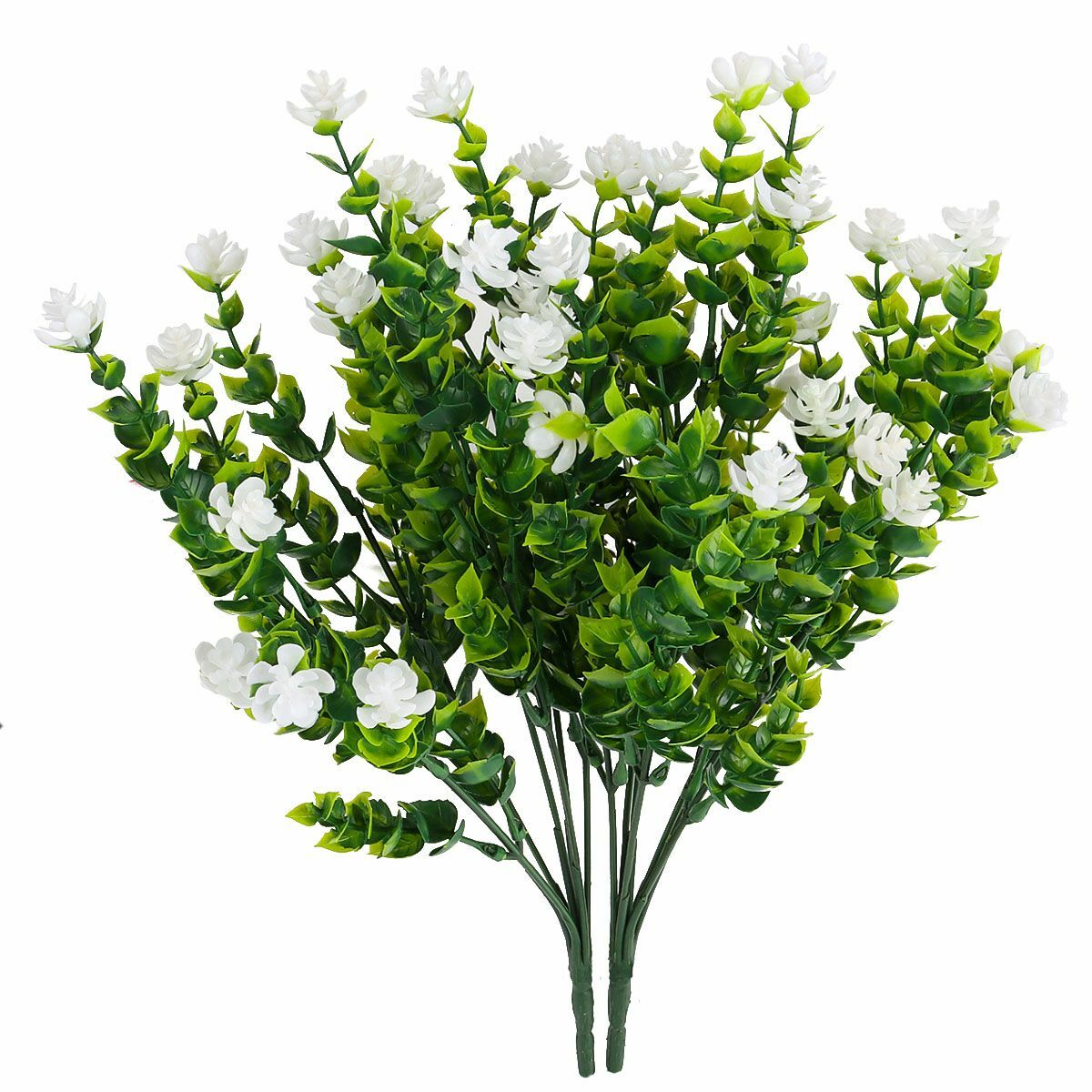 Artificial Potted Flower Fake False Plants Outdoor Garden Home In Pot Decor