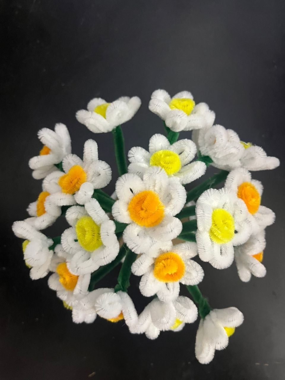 Pipe Cleaner Flowers Bouquet Handmade Twist Stick Bouquet Gift -ready stock
