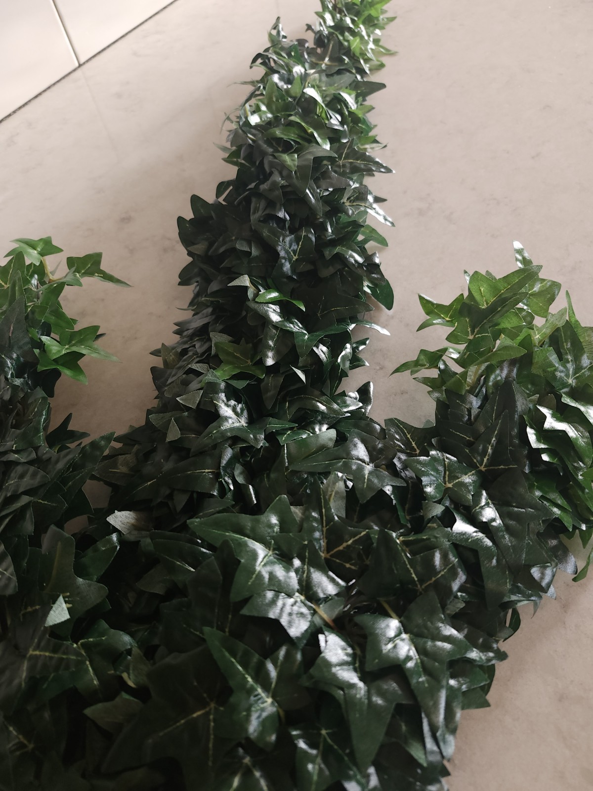 New Artificial Silk Faux Green Ivy Plant Pick Stem Bunch Approx 31″ 14″ Inches