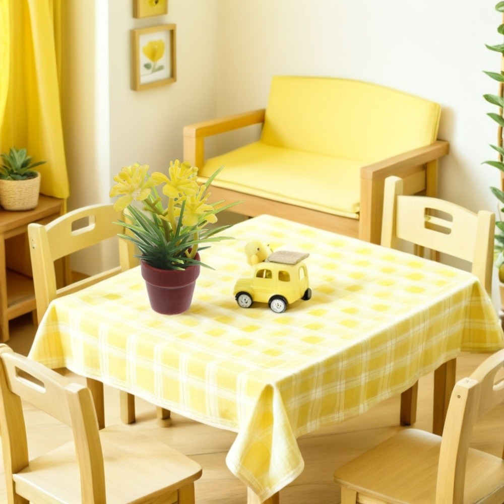 8Pcs Assorted Color Miniature Dollhouse Plants Reusable Plastic Bonsai Decor
