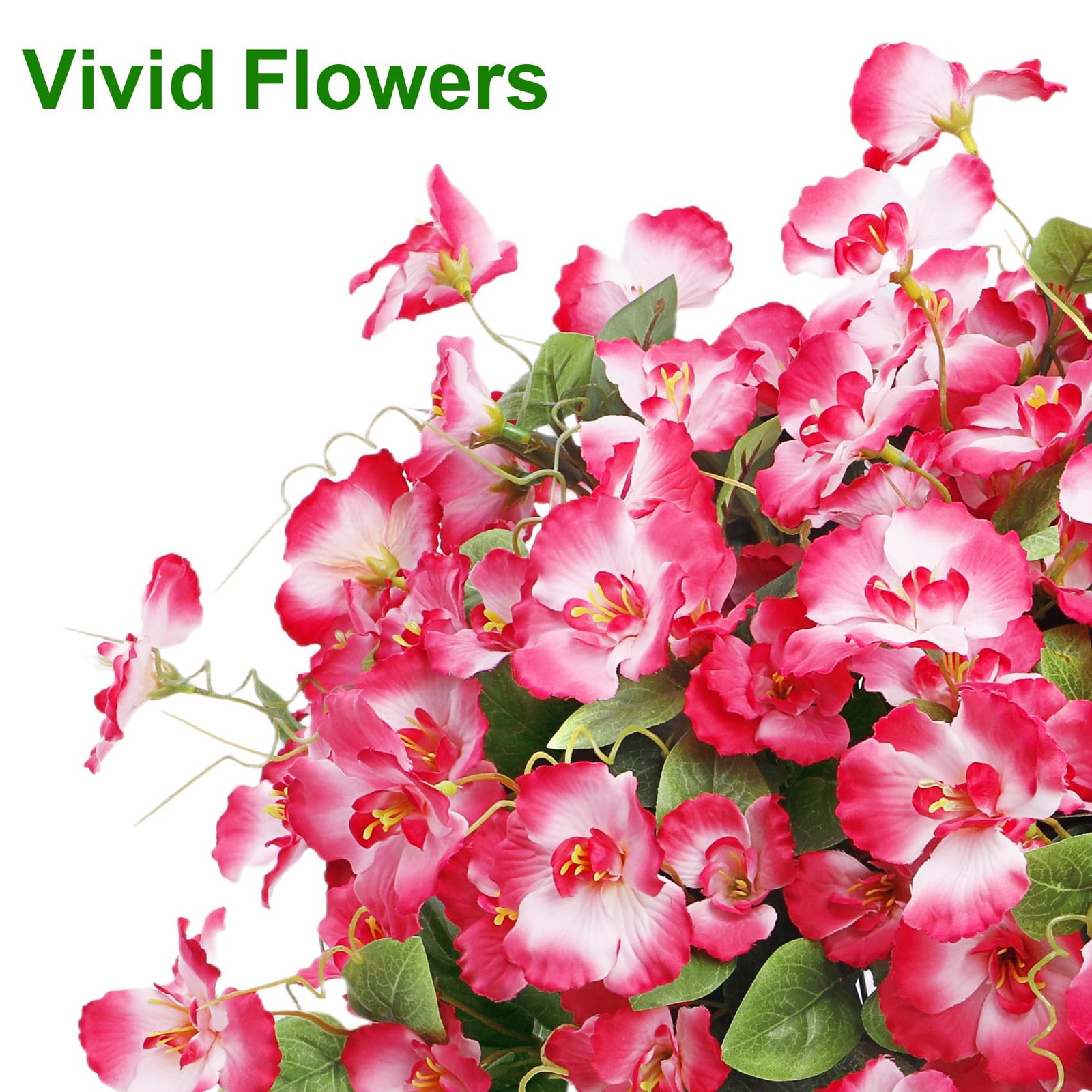 8 Bundles Artificial Hibiscus Flowers for Outdoors Decoration, Faux Silk Flow…