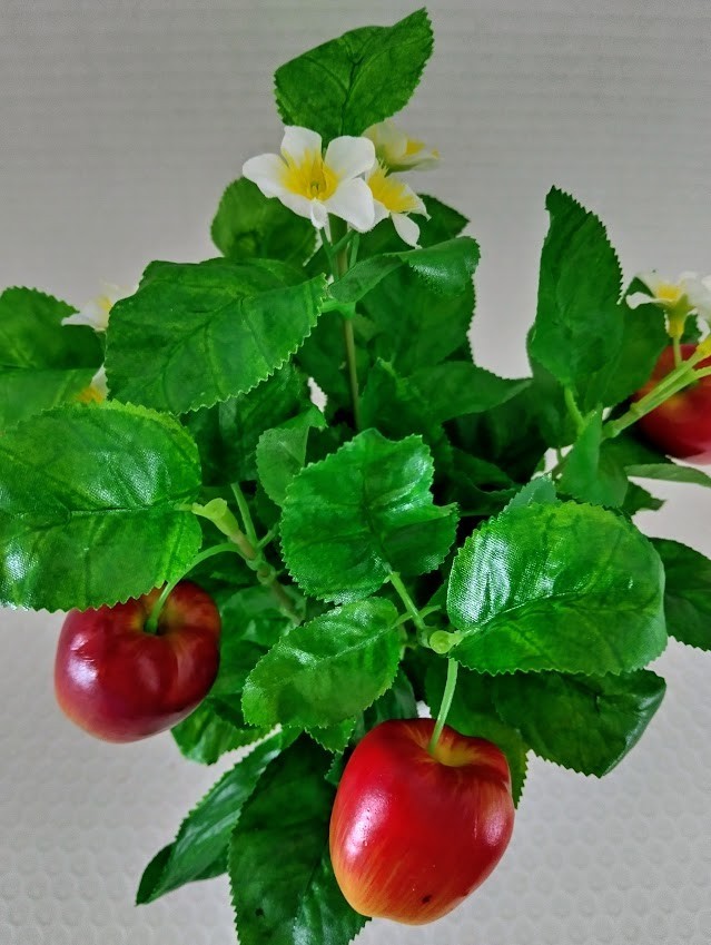 Artificial mini apple tree plant