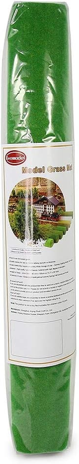 Realistic Model Grass Mat 40x100cm DIY Scenery Craft Mat for Train Layouts