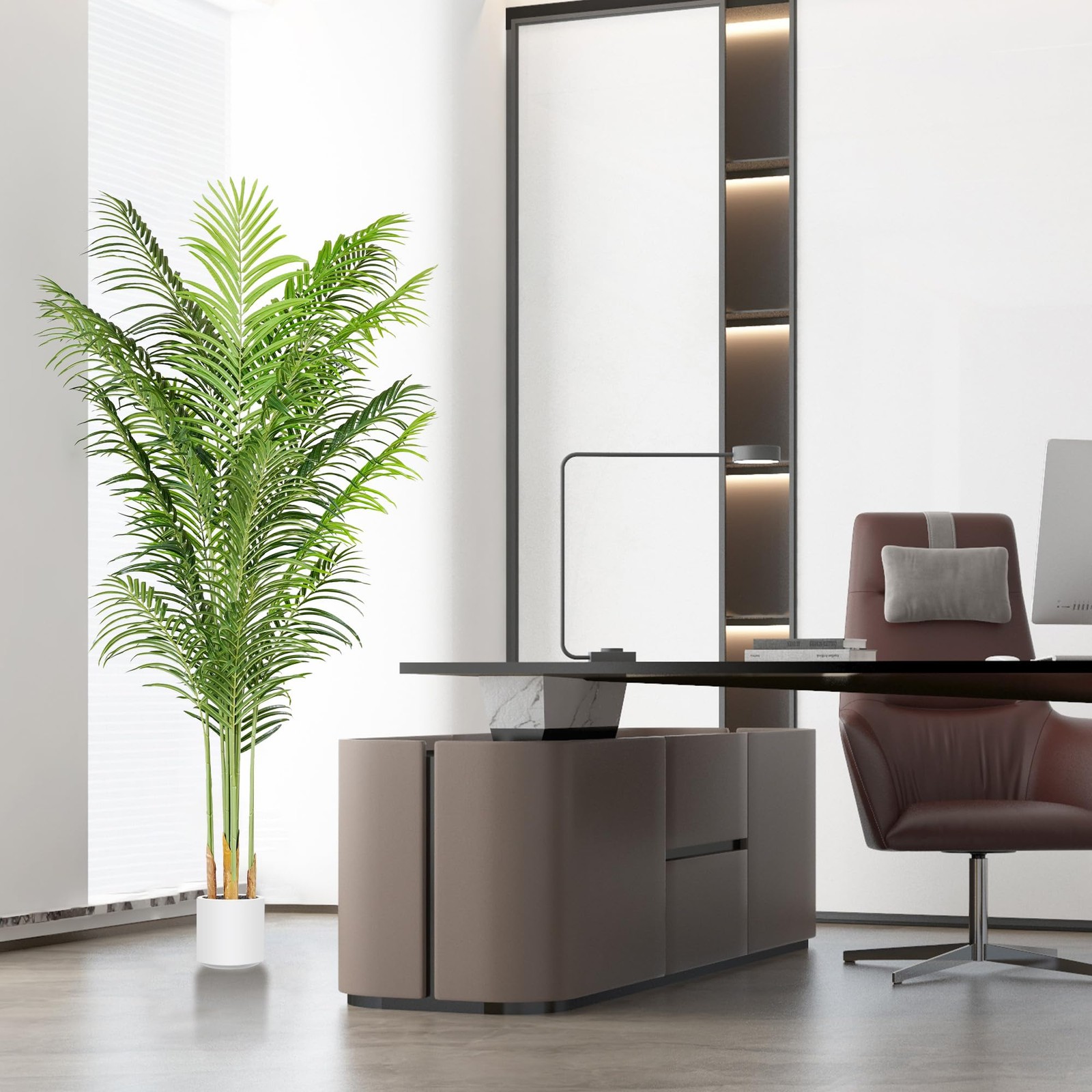 Artificial Palm Tree for Home Decor Indoor 6.6Ft Large Tall Fake Plants Faux …