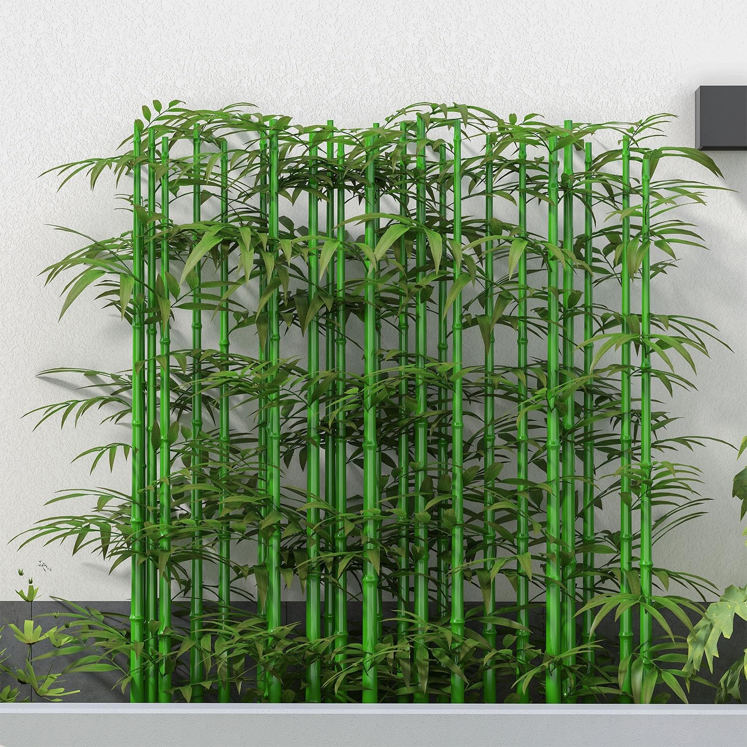 Artificial Bamboo Tree 5ft Fake Bamboo Privacy Screen Plants 10Pack
