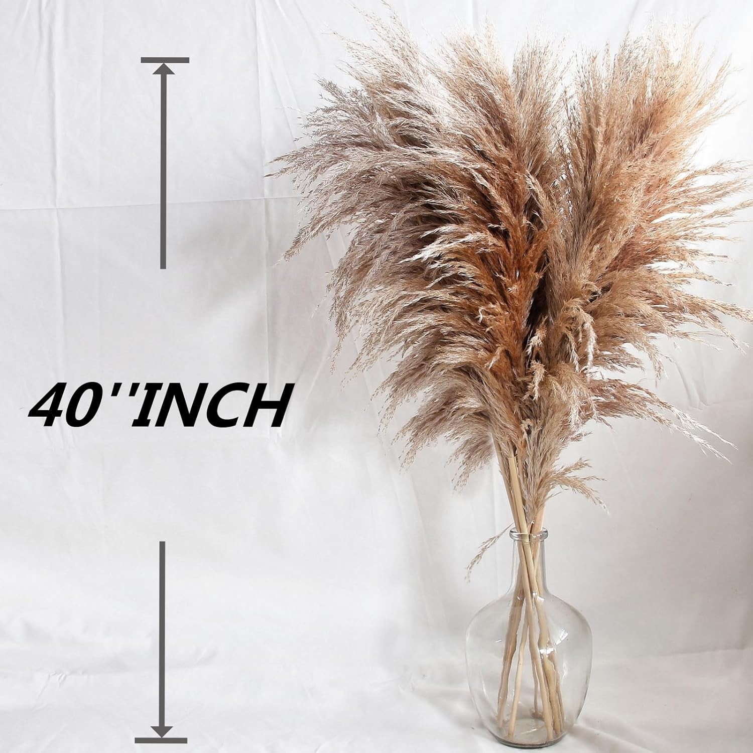 40″ Pampas Grass Bouquet – Set of 10 Stems